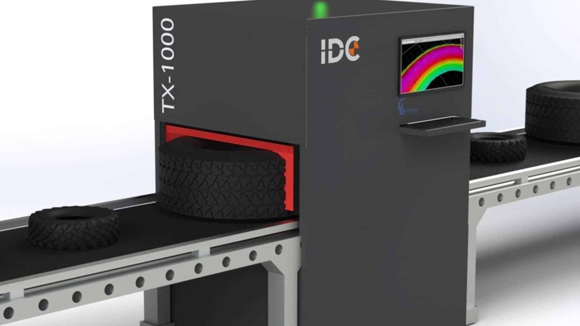 Tire scanner for 3D scanning inspection and vision process